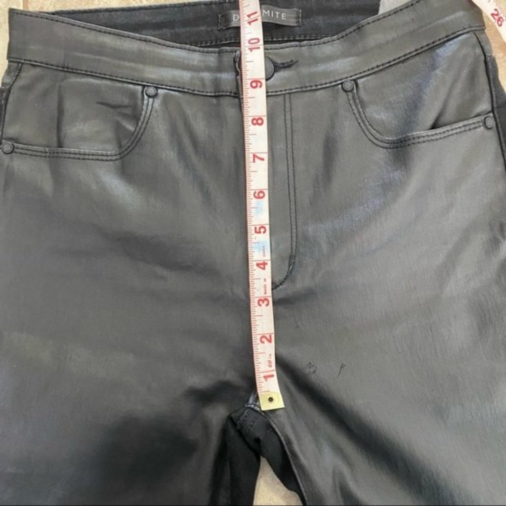 Dynamite Black Faux Leather Pants - Picture 7 of 9